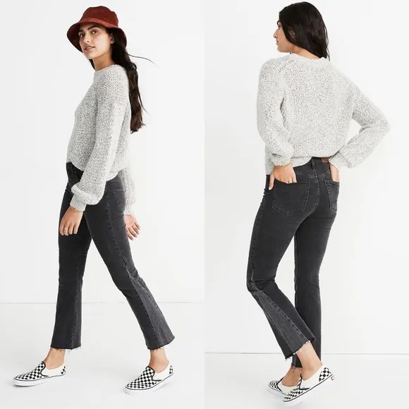 Madewell Cali Demi Boot Jeans in Hollindale Wash: Gusset Edition AA608 Ankle 24
