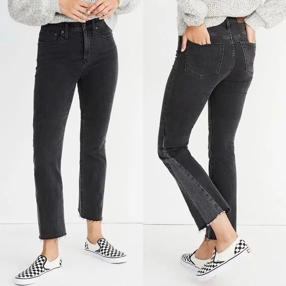 Madewell Cali Demi Boot Jeans in Hollindale Wash: Gusset Edition AA608 Ankle 24