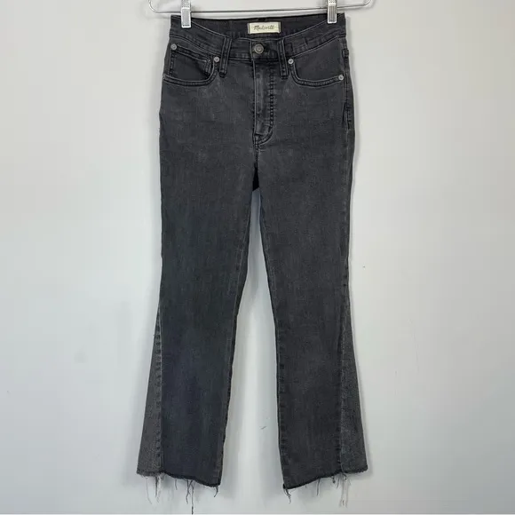 Madewell Cali Demi Boot Jeans in Hollindale Wash: Gusset Edition AA608 Ankle 24