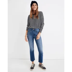 Madewell Cali Demi-Boot Jeans in Kemper Wash: Back-Seam Edition