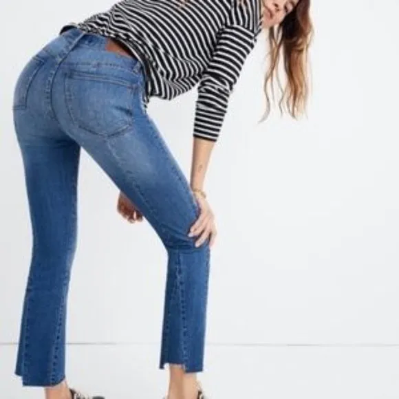 Madewell Cali Demi-Boot Jeans in Kemper Wash Size 24
