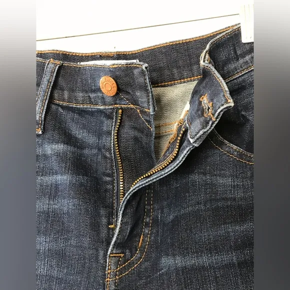 Madewell Cali Demi-Boot Jeans In Mitchell Wash Drop-Hem Edition Size 26