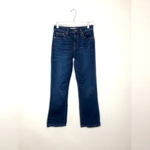 Madewell Cali Demi-Boot Jeans In Mitchell Wash Drop-Hem Edition Size 26
