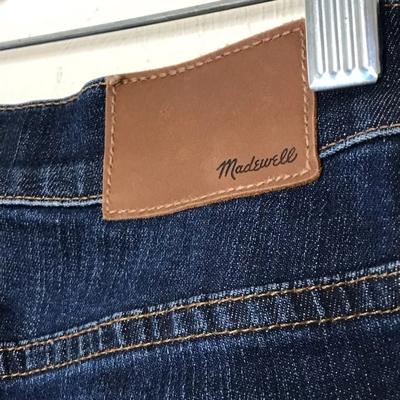Madewell Cali Demi-Boot Jeans In Mitchell Wash Drop-Hem Edition Size 26