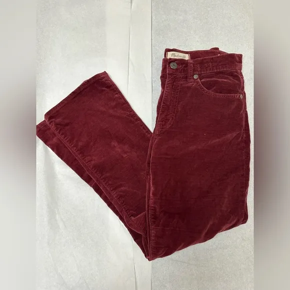 MADEWELL 🥀Cali Demi-Boot Jeans in Velvet🥀