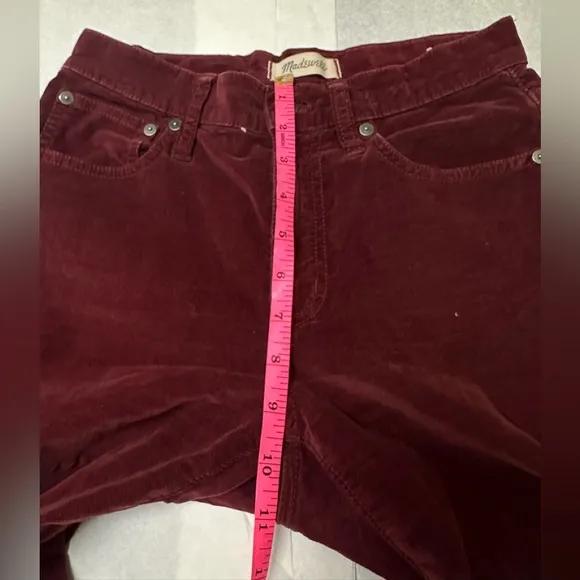 MADEWELL 🥀Cali Demi-Boot Jeans in Velvet🥀