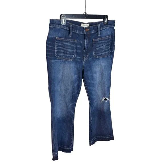 Madewell Cali Demi-Boot Jeans: Patch Pocket Edition