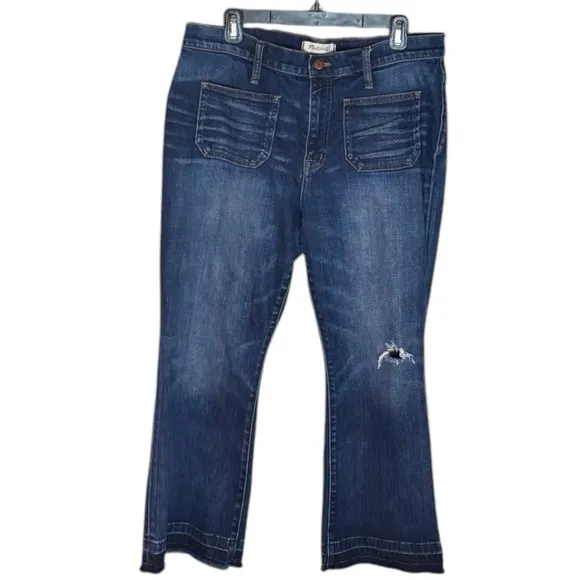 Madewell Cali Demi-Boot Jeans: Patch Pocket Edition