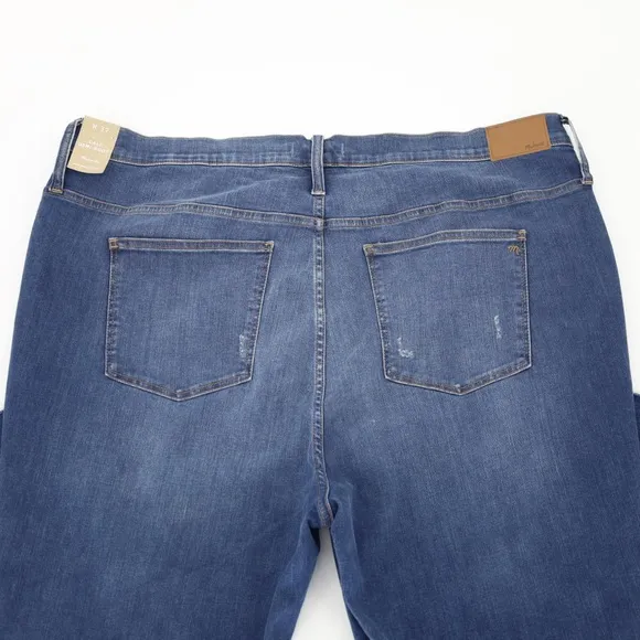MADEWELL Cali Demi-Boot Jeans Preston Wash Raw-Hem Edition