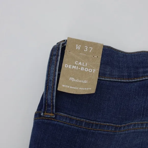 MADEWELL Cali Demi-Boot Jeans Preston Wash Raw-Hem Edition