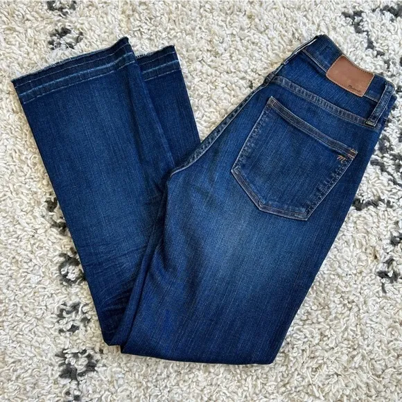 Madewell | Cali Demi Boot Jeans, Released Hem, Mitchell Wash, Size 24