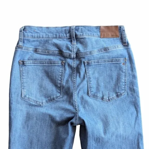 Madewell Cali Demi-Boot Jeans in Bronson Wash: Button-Front Edition Sz 27