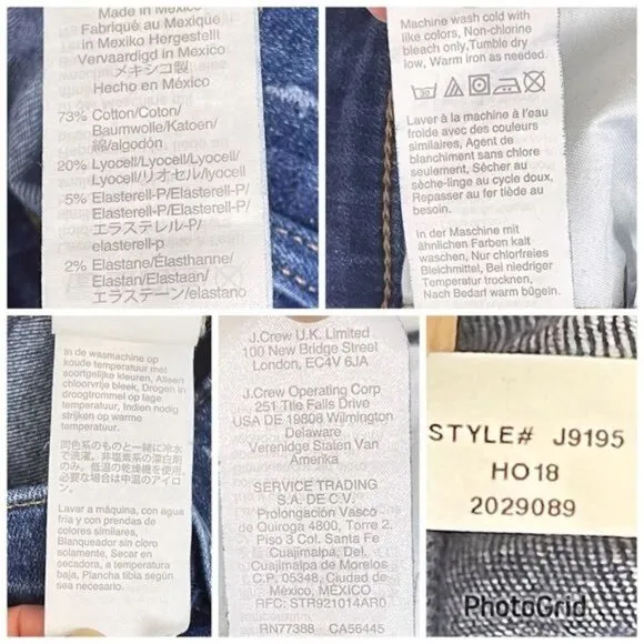 Madewell Cali Demi-Boot Raw Hem Marco wash Jean, size 24 STYLE J9195