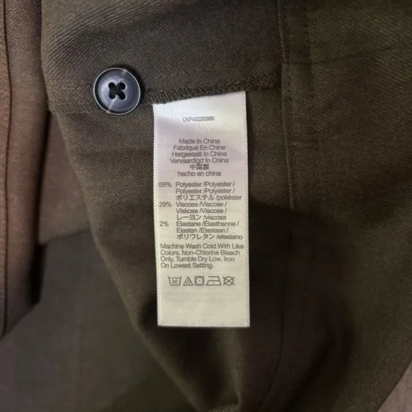 Madewell Dark Olive Button-Up Mini Shirtdress M Twill Long Sleeve Utility NWT