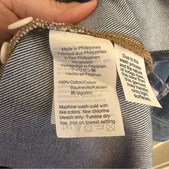 Madewell Denim Denim Popover Shirtdress Pelham Wash Size Medium