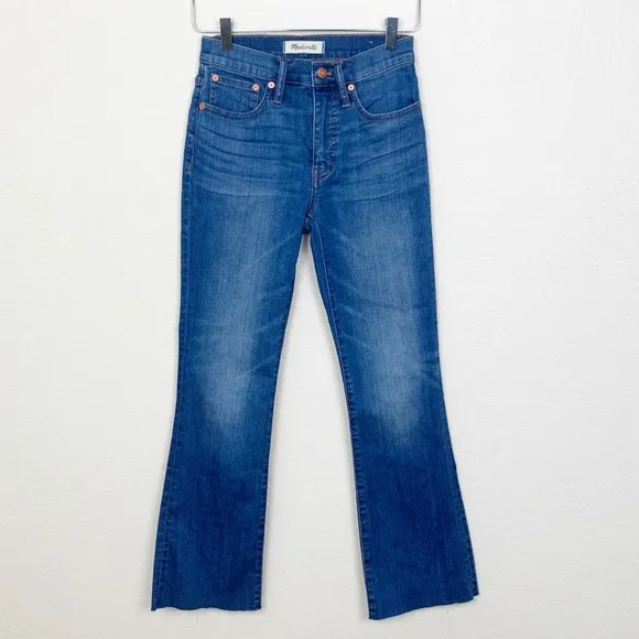 Madewell Kemper Wash Cali Demi Boot Jeans 24