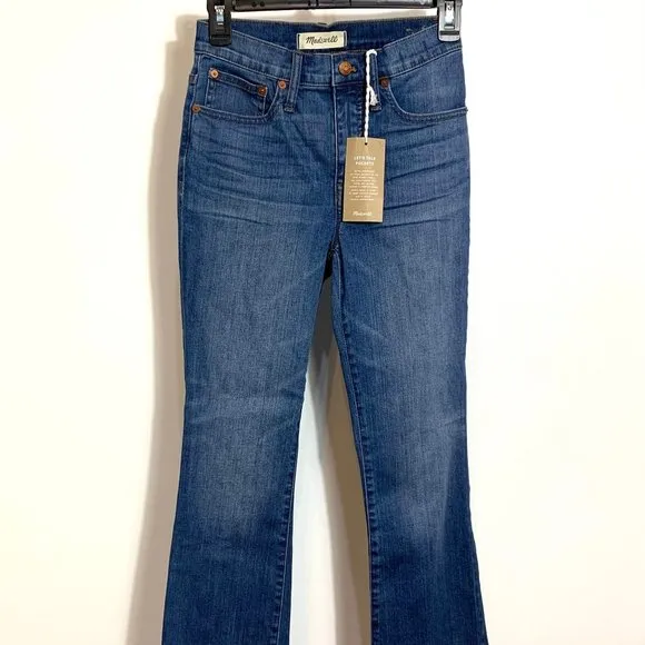Madewell NWT Cali Demi Boot Back Seam Edition Jeans Size 25