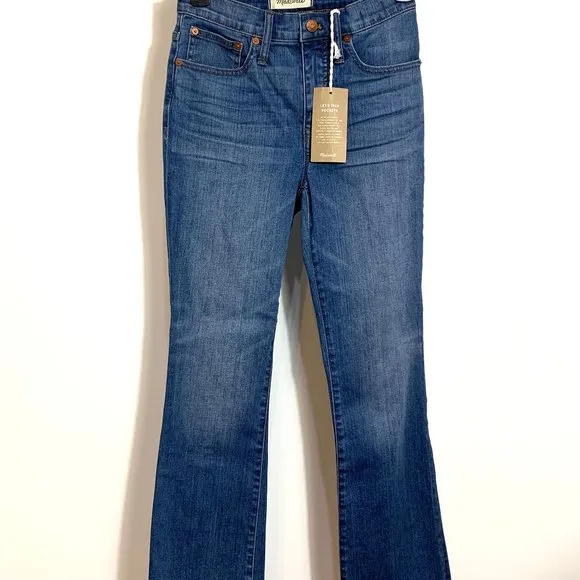 Madewell NWT Cali Demi Boot Back Seam Edition Jeans Size 25