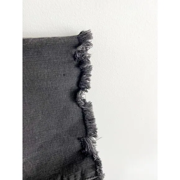 Madewell | NWT | Tall Cali Demi-Boot Jeans in Berkeley Black Chewed-Hem | Sz 28T