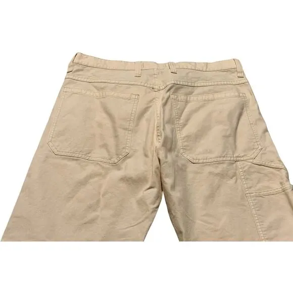 Madewell Pants Mens 35x30 Beige Relaxed Straight Workwear Double Knee Utility