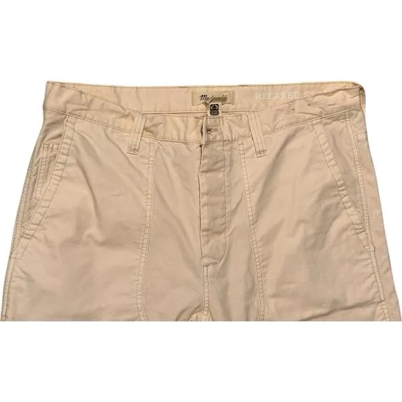 Madewell Pants Mens 35x30 Beige Relaxed Straight Workwear Double Knee Utility