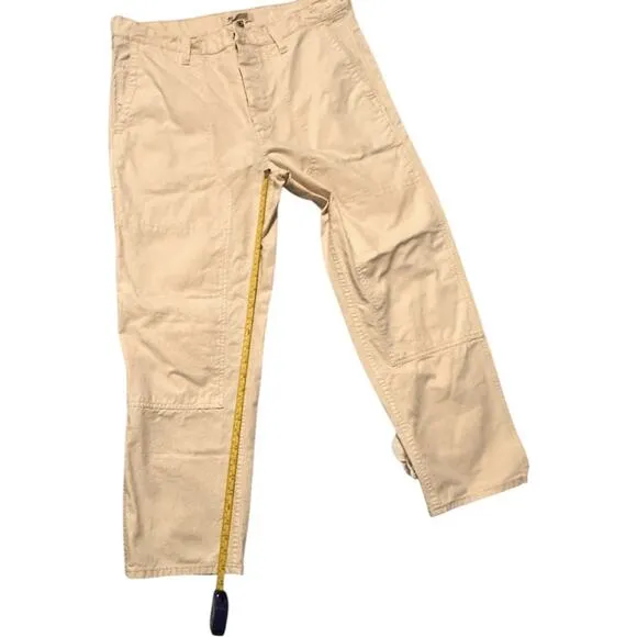 Madewell Pants Mens 35x30 Beige Relaxed Straight Workwear Double Knee Utility
