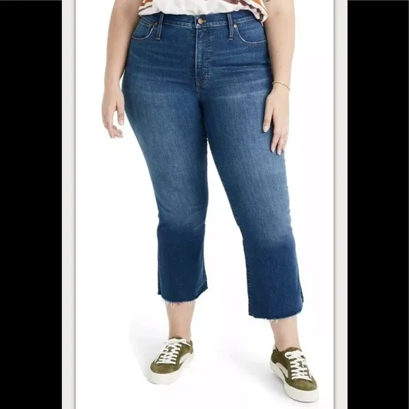 Madewell Raw Edge Edition Cali Demi Jeans Sz 37