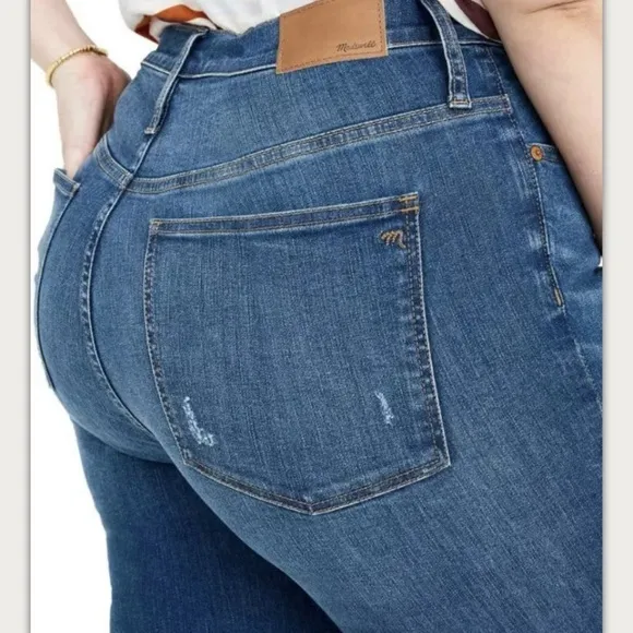 Madewell Raw Edge Edition Cali Demi Jeans Sz 37