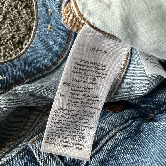 Madewell The Perfect Vintage Jean in Ainsworth Wash 23 tall