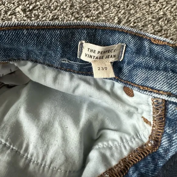 Madewell The Perfect Vintage Jean in Ainsworth Wash 23 tall