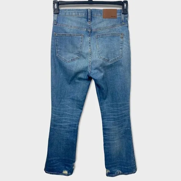 Madewell Cali Demi-Boot Jeans in Bess Wash: Button-Front Edition