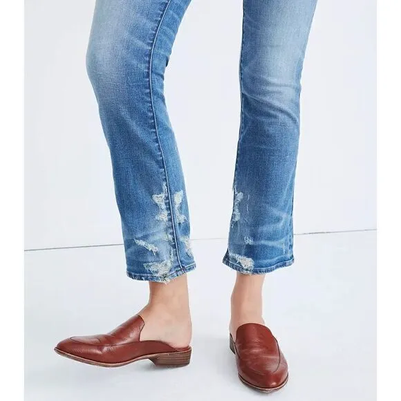 Madewell Cali Demi-Boot Jeans in Bess Wash: Button-Front Edition