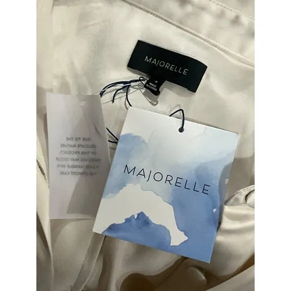 Majorelle Maritza Shirt Dress in Ivory Medium New Womens Blazer Jacket
