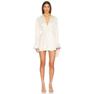 Majorelle Maritza Shirt Dress in Ivory Medium New Womens Blazer Jacket