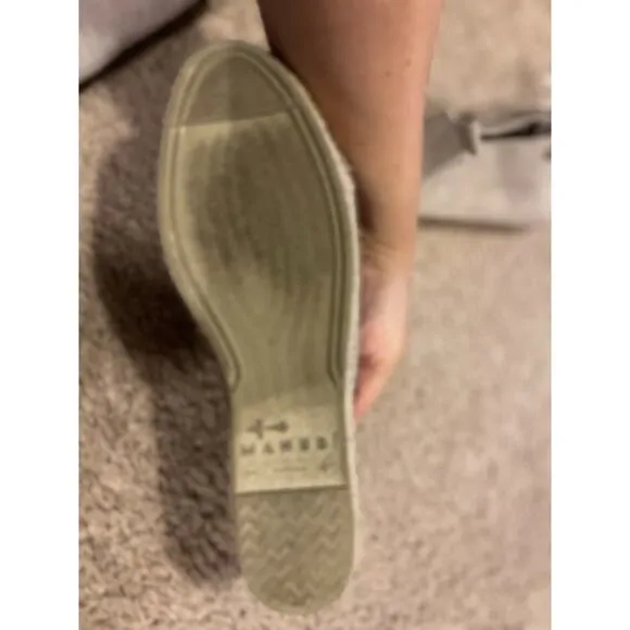 Manebi Grey suede espadrilles sneakers size 10 EUR 41 Lace Made In Spain