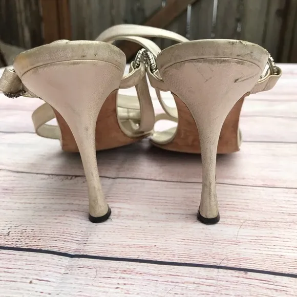 Manolo Blahnik Ankle Wrap Sandals