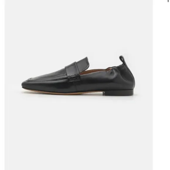 Mansur Gavriel Black Leather Ballet Flats