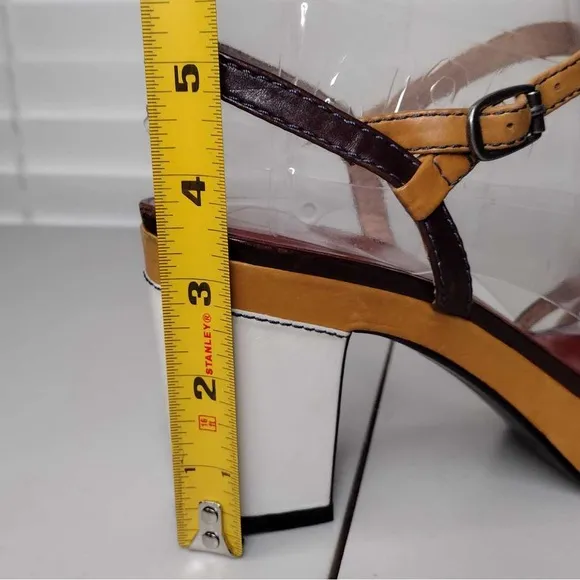 Marc By Marc Jacobs Leather Block Heel Sandals