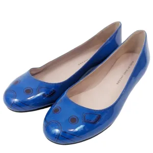 Marc by Marc Jacobs Mouse Ballet Flats NEW Womens 38 8 Blue Patent Leather