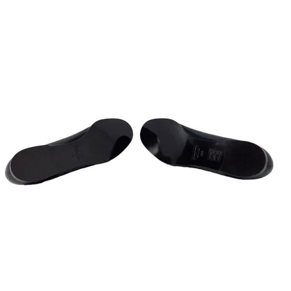 Marc Jacobs Nero Black 39.5 US 8.5/9 Patent Leather Loafers Y2K Academia Vogue