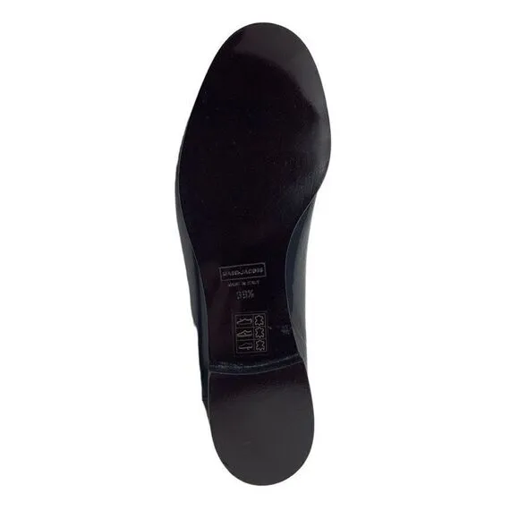Marc Jacobs Nero Black 39.5 US 8.5/9 Patent Leather Loafers Y2K Academia Vogue