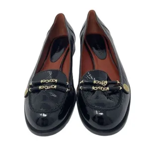 Marc Jacobs Nero Black 39.5 US 8.5/9 Patent Leather Loafers Y2K Academia Vogue