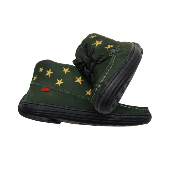 Marc Joseph | NIB Houston Bootie Forest Green Leather Lace Up Boots Boy's 12