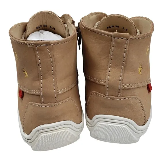 Marc Joseph | NIB Houston Bootie Porcelain Nobuck Leather Lace Up Boots Girl 4.5