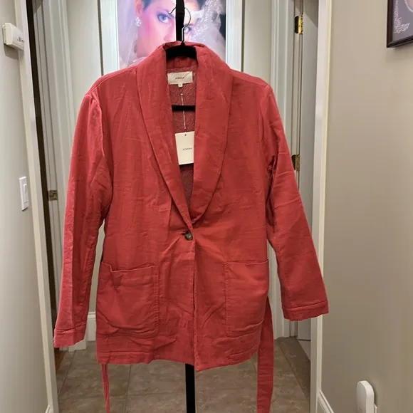 Marlen Jacket in Sundried Red - size:  X-Small