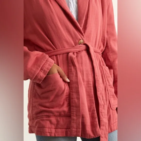 Marlen Jacket in Sundried Red - size:  X-Small