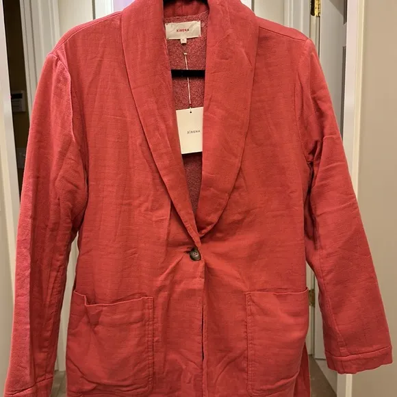 Marlen Jacket in Sundried Red - size:  X-Small