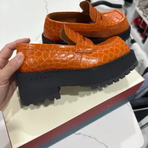 Marni Orange women’s Loafers
