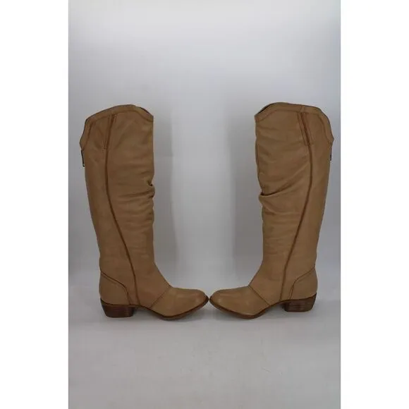 Matisse Fairlane Natural Knee High Boots Size 7.5M In Box