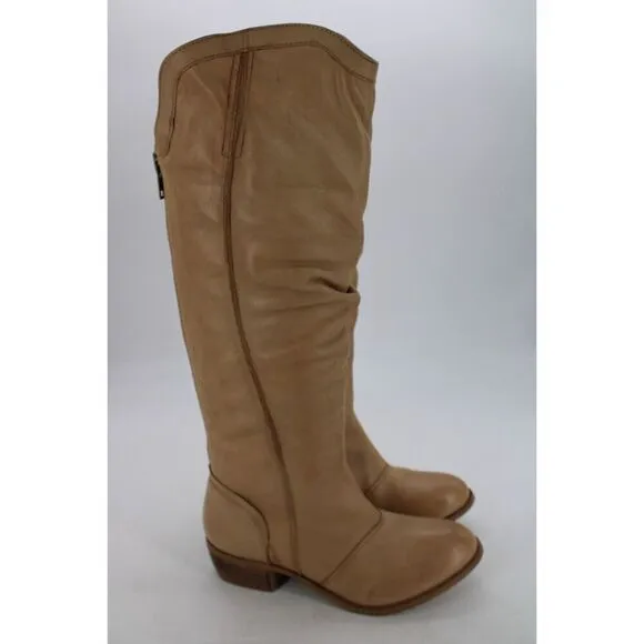 Matisse Fairlane Natural Knee High Boots Size 7.5M In Box